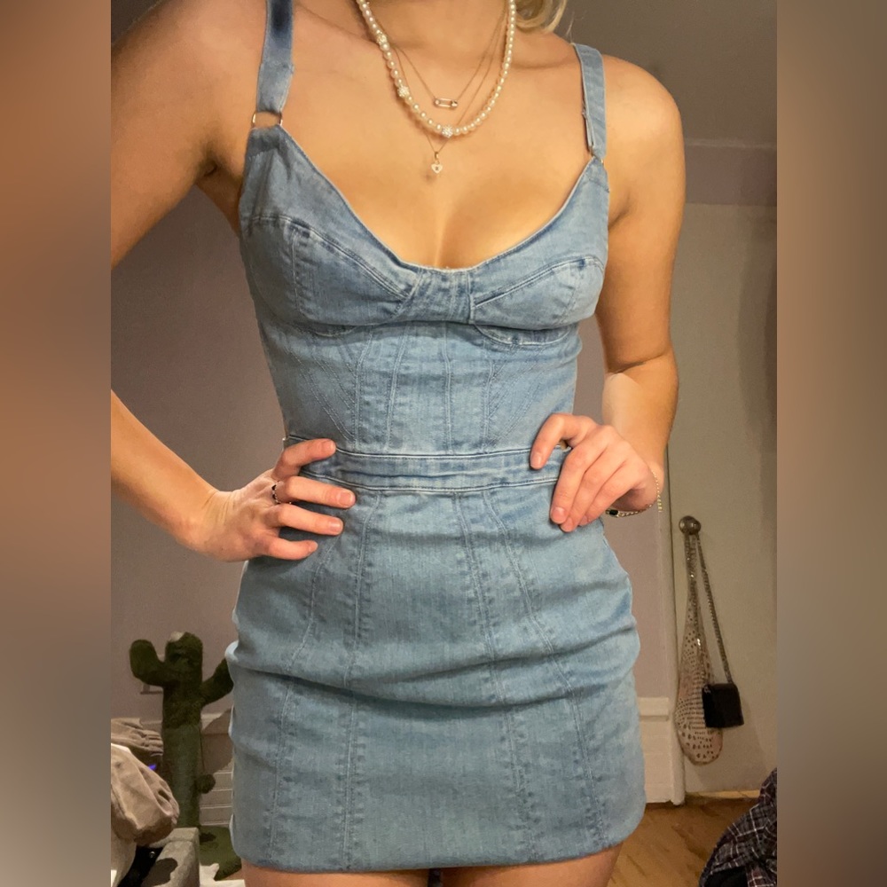 Denim mini